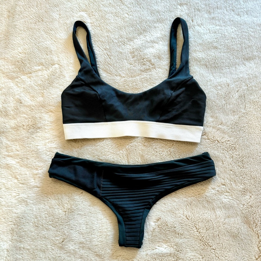 Boys + Arrows bikini set in Iron S/XS